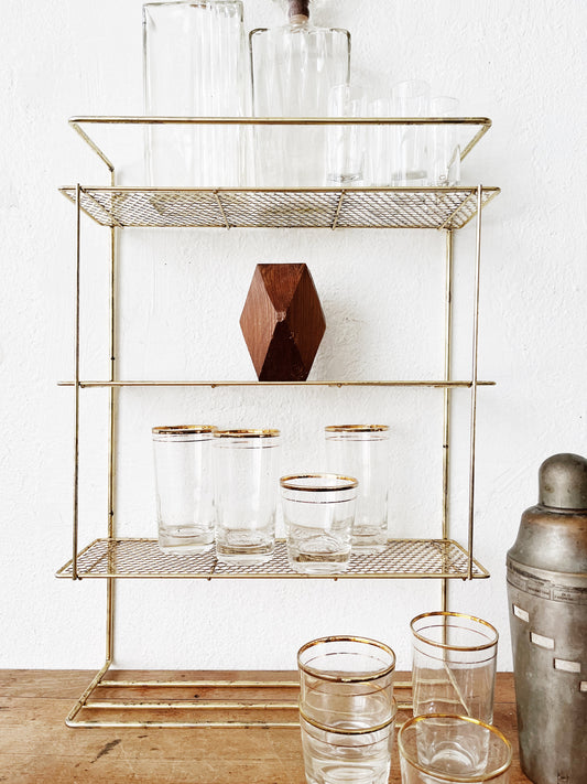 Vintage Wall Bar Set