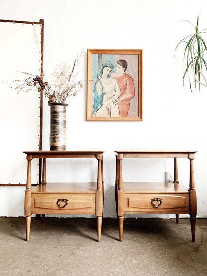 Heywood Wakefield Vintage Solid Maple  End Table