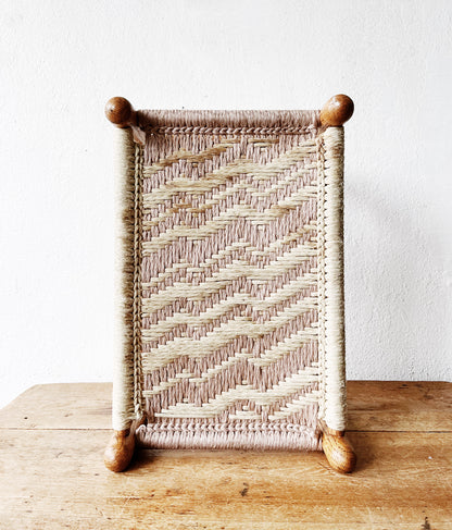 Vintage Woven Stool