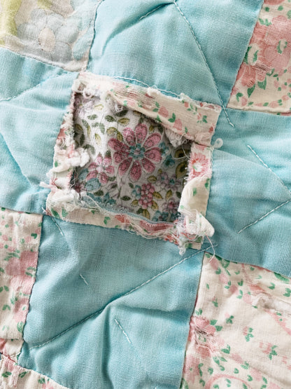 Vintage Handmade Cotton Quilt