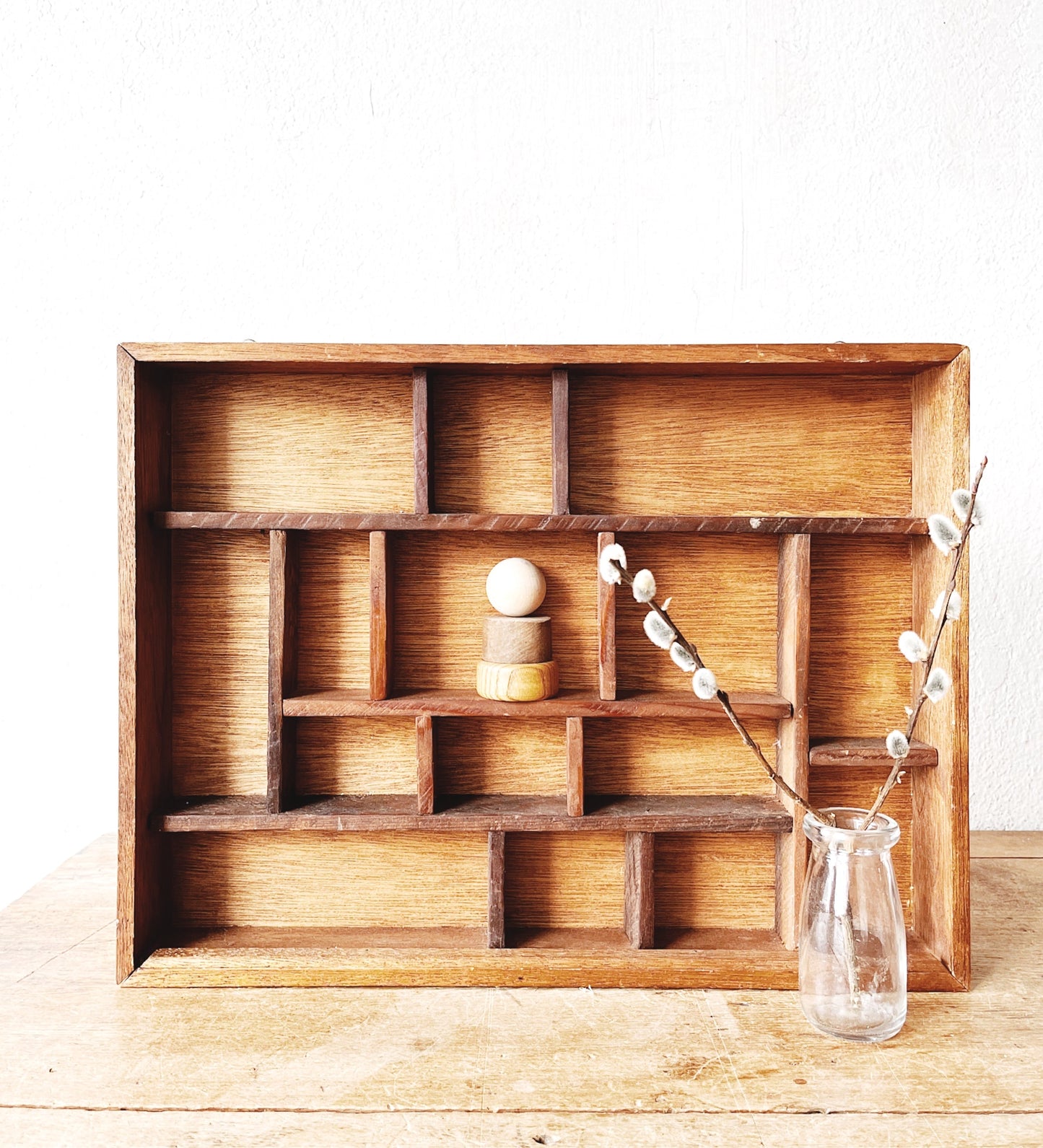 Antique Shadowbox Shelf