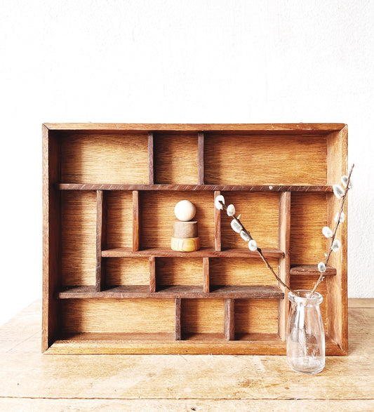 Antique Shadowbox Shelf