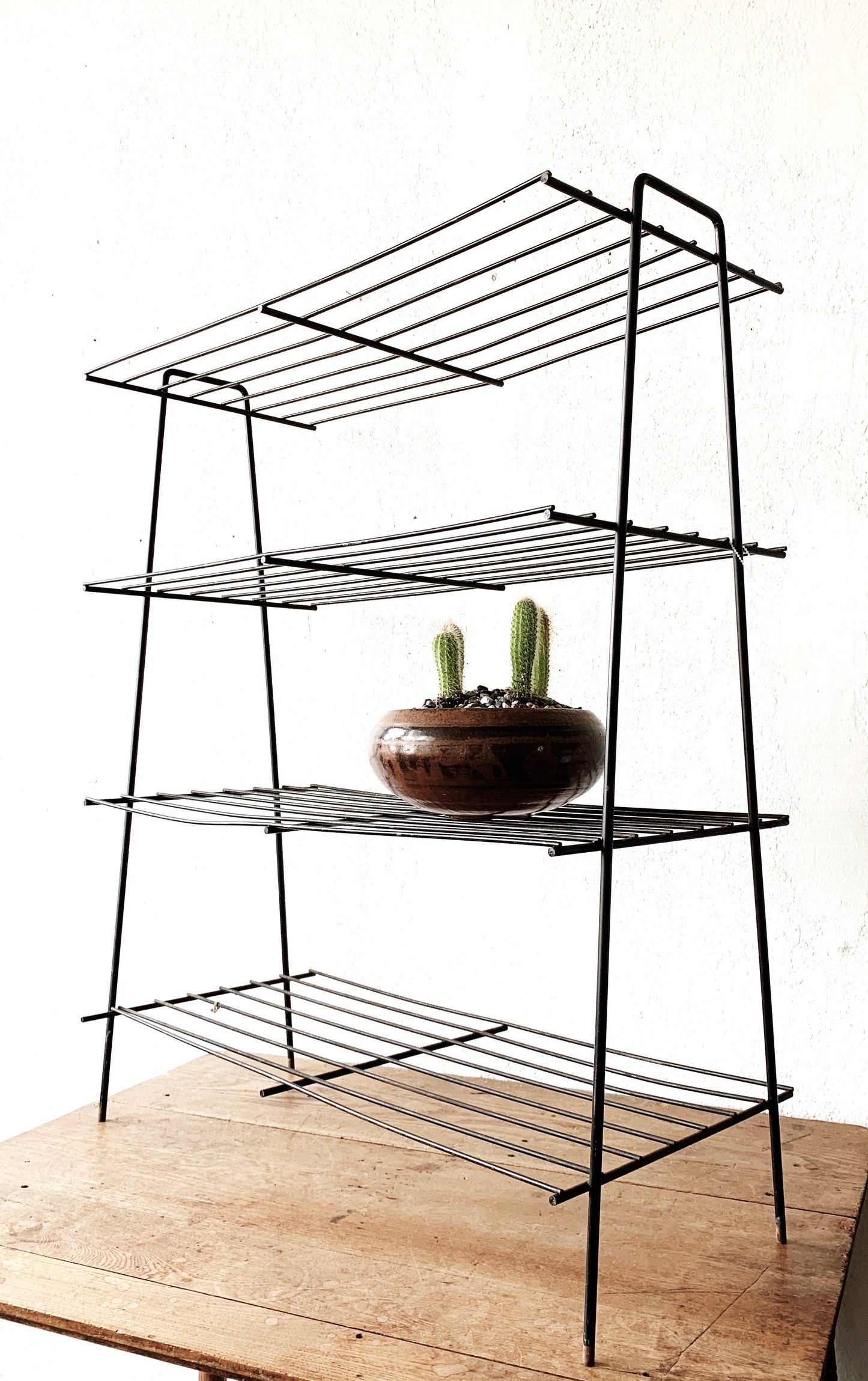 Mid Century Metal Shelf