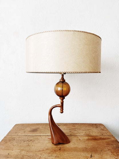 Vintage Ochre Lamp