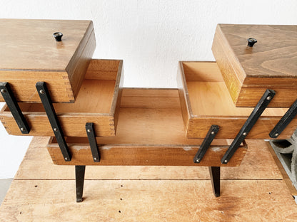Mid Century Sewing/ Storage Caddy
