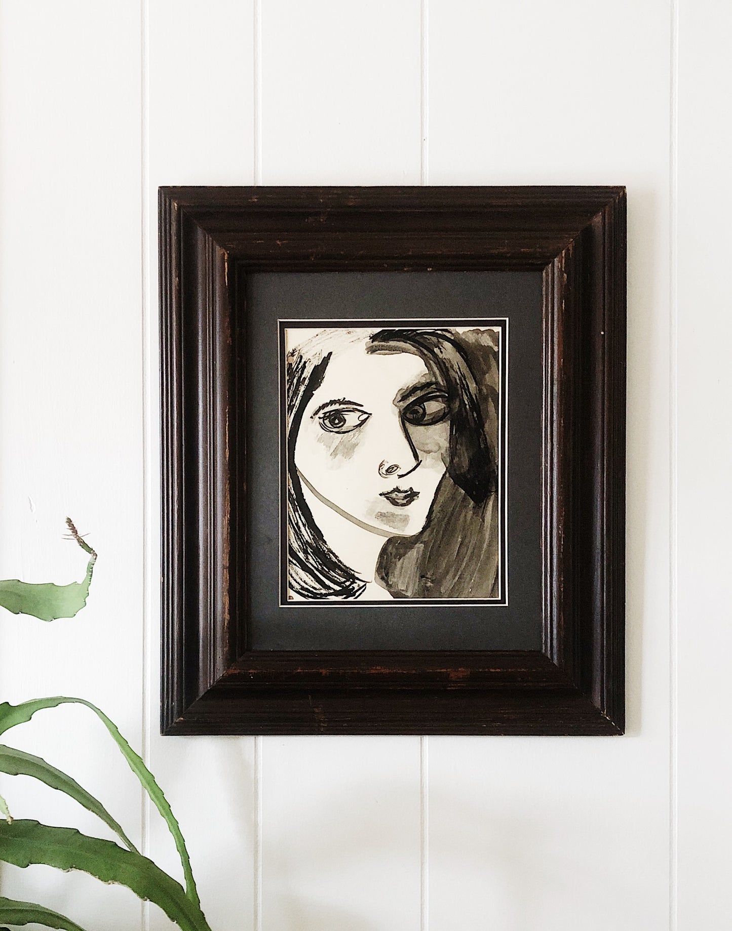 Vintage Mid Century Original Portrait