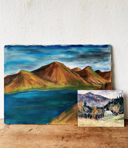 Vintage Oil Landscape Painting