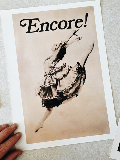 Vintage Dance Poster