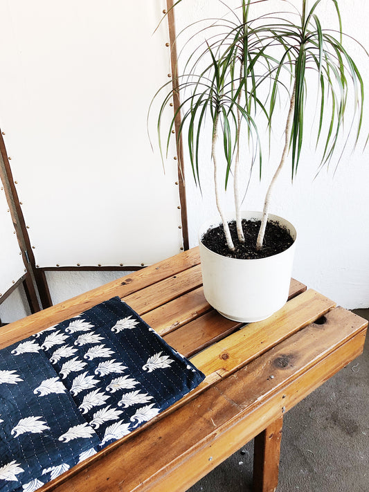 Handmade Wide Slatted Bench