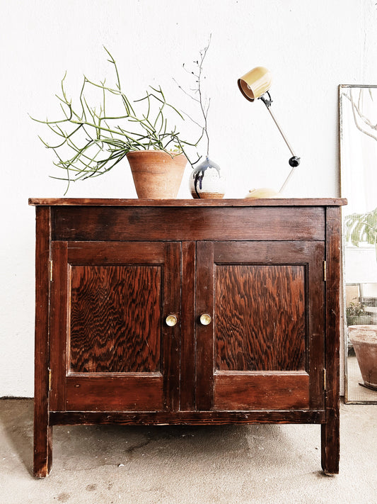 Antique Wood Cupboard/Sideboard