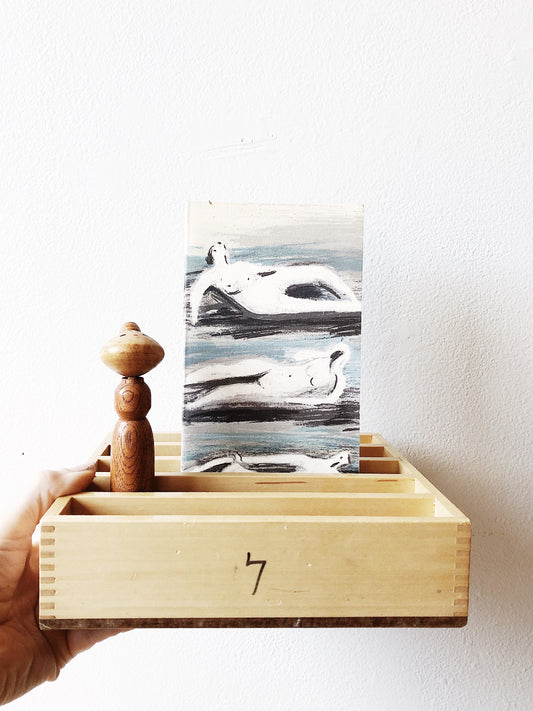 Vintage Wooden Organizer