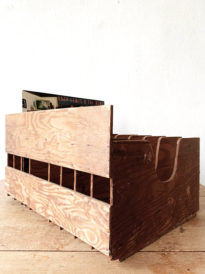 Vintage Handmade Divided Wood Organizer