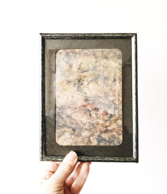 Handmade Marbled Paper Art