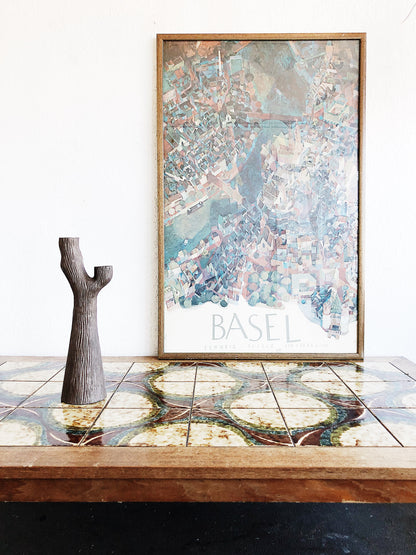 Vintage Faux Bois Vase