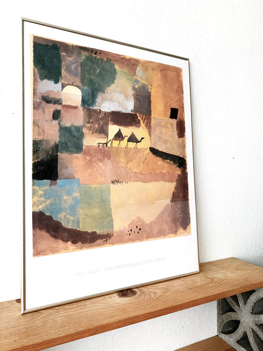 Vintage Framed Paul Klee Poster