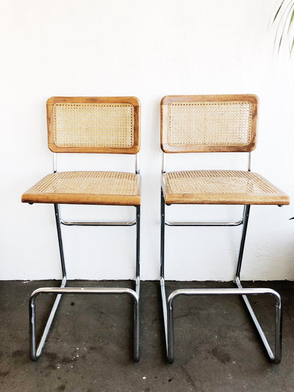 Vintage Cantilevered Bar Stool