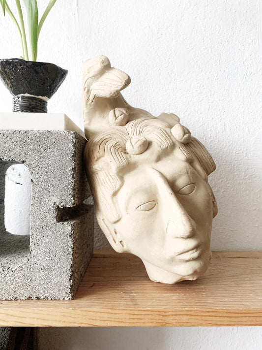 Vintage Mayan Clay Sculpture