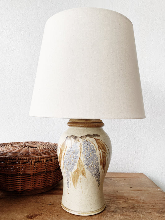 Vintage Pottery Lamp