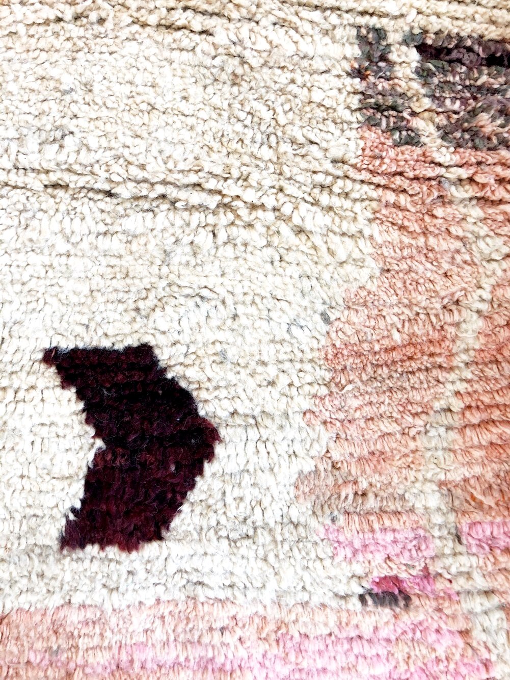 Vintage Moroccan Wool Berber Rug