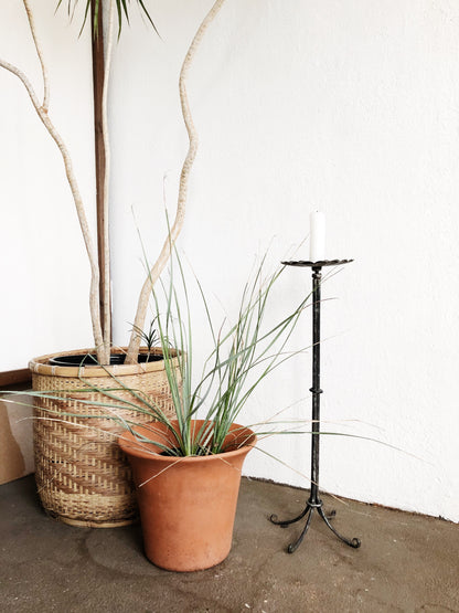 Vintage Iron Candle Stand