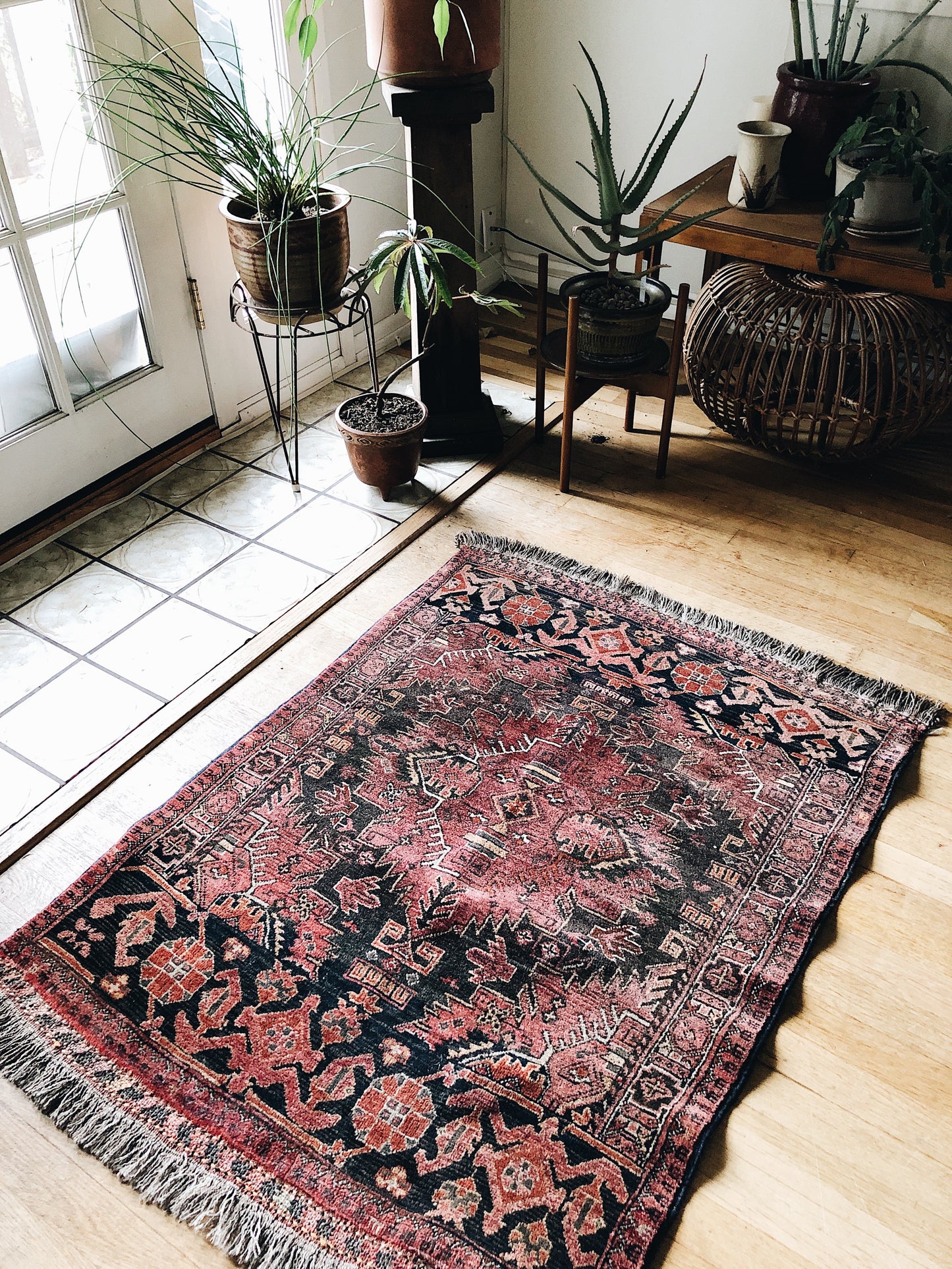 Vintage Persian Wool Rug