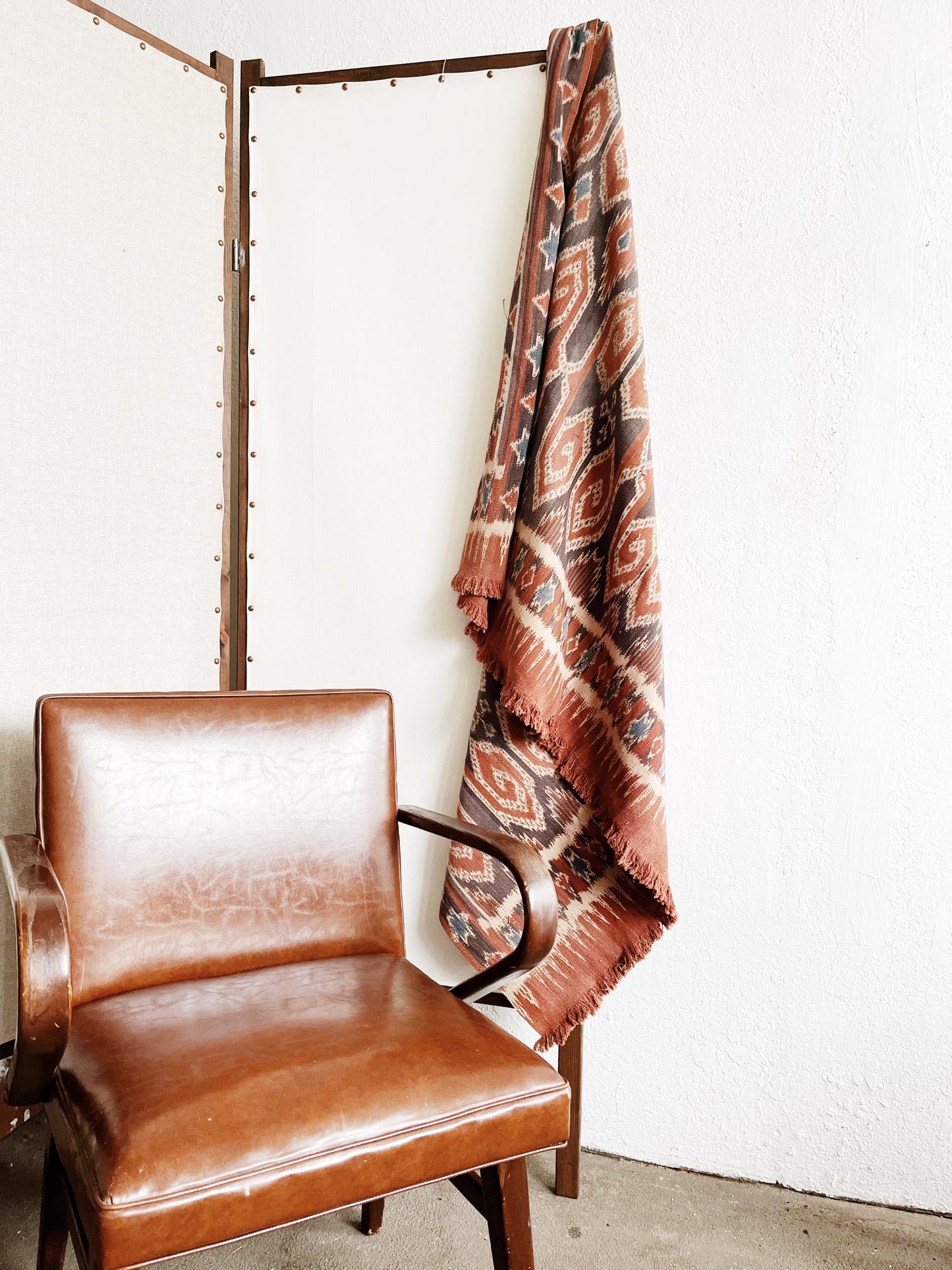 Vintage Ikat Blanket