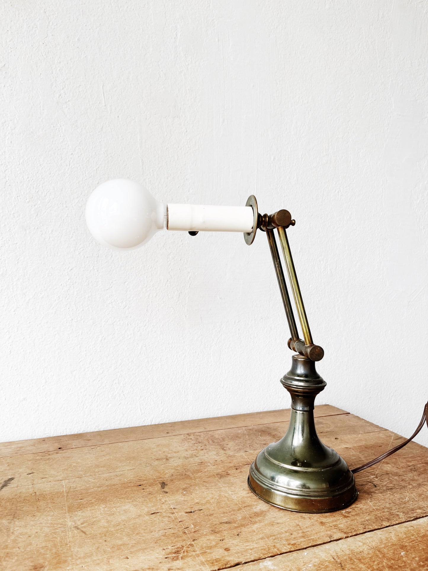 Vintage Banker’s Lamp