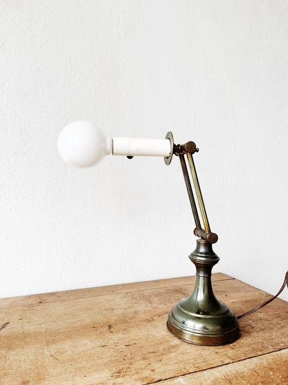 Vintage Banker’s Lamp
