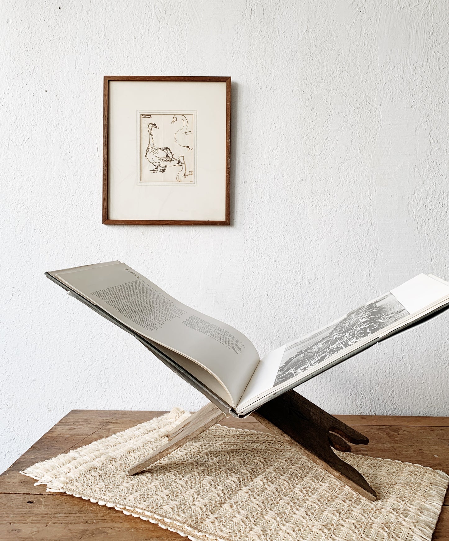 Vintage Framed Drawing