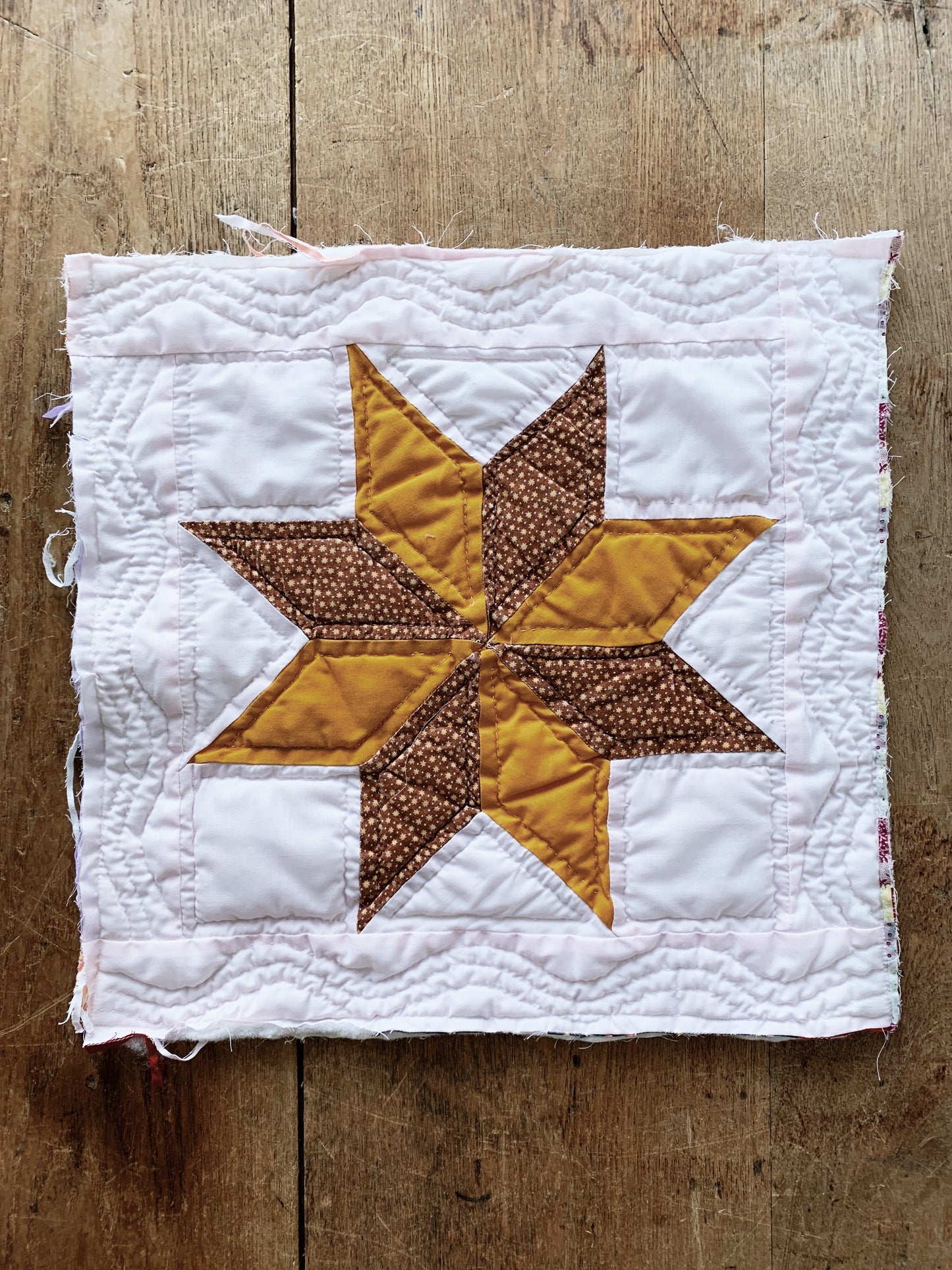 Vintage Cotton Quilt Square