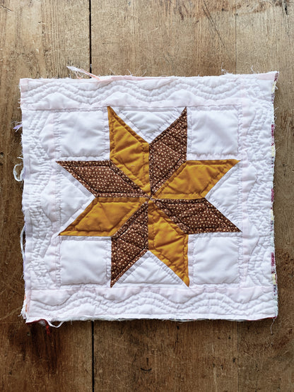 Vintage Cotton Quilt Square