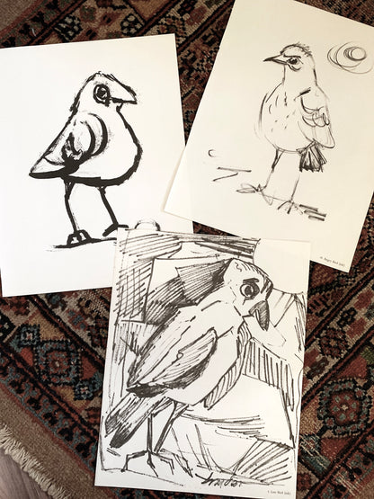 Vintage Amanda Snyder Bird Print