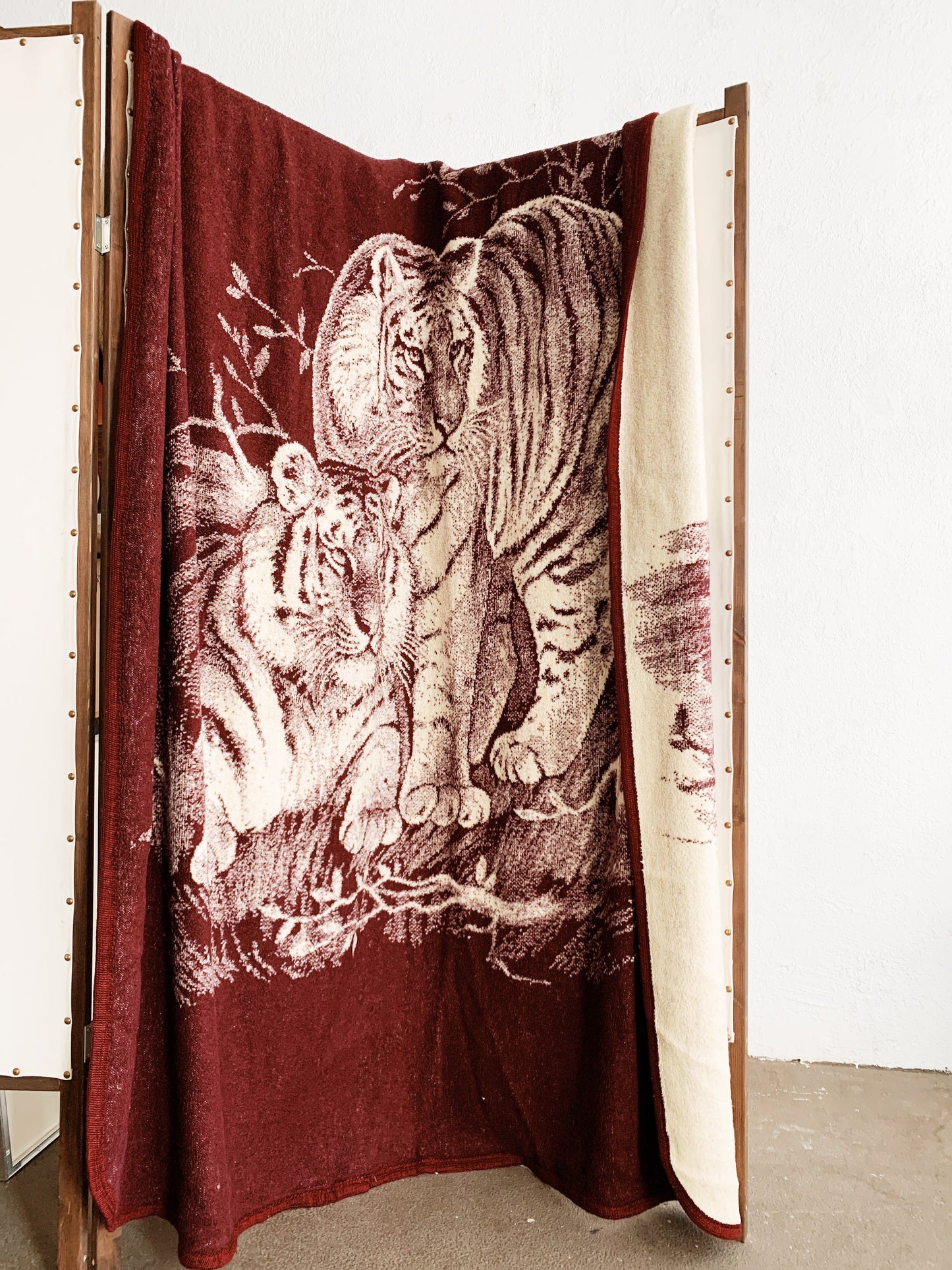 Reversible Vintage Plush Blanket