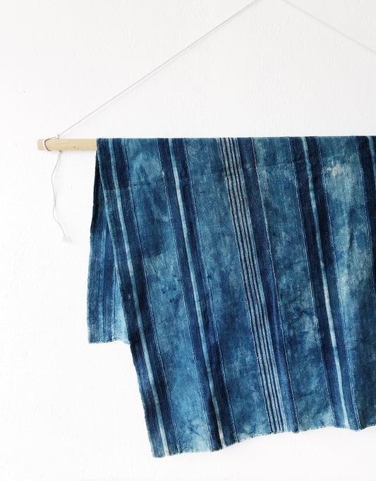 Vintage Japanese Indigo Boro Textile