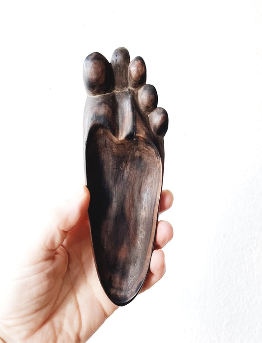 Wooden Foot Dish