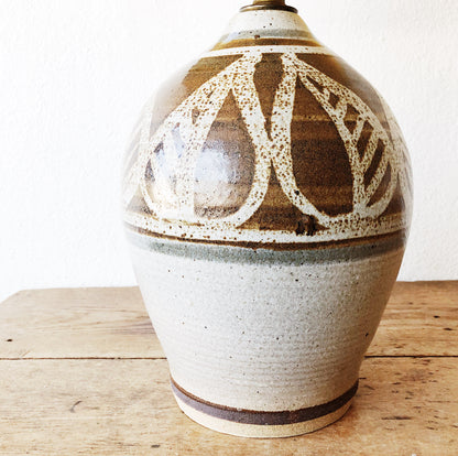Vintage Stoneware Lamp