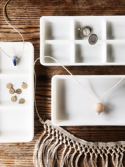 Vintage Milk Glass Tray