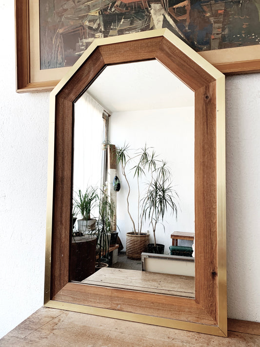 1970’s Wood Mirror