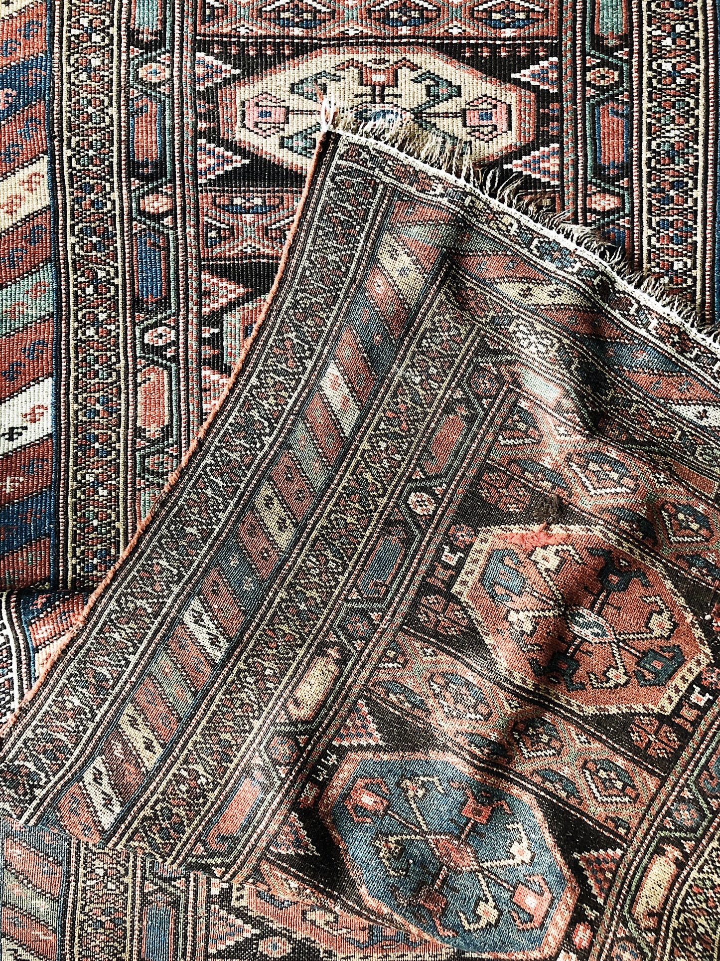 Vintage Kubu Wool Kilim Runner