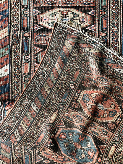 Vintage Kubu Wool Kilim Runner
