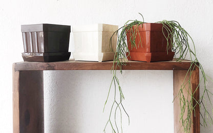 Vintage Plastic Plant Pots