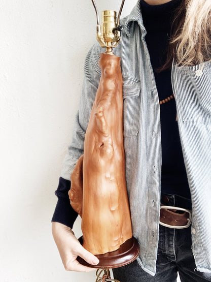 Vintage Hand Crafted Mangrove Root Lamp