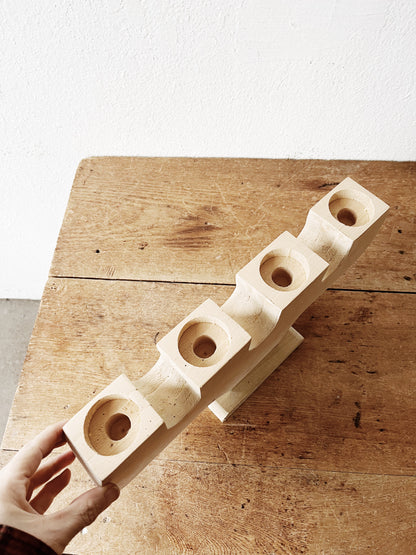 Handmade Birch Candelabra