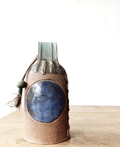 Vintage Handmade Stoneware Bell