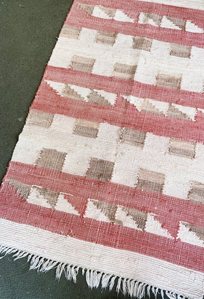 Vintage Cotton Rag Rug