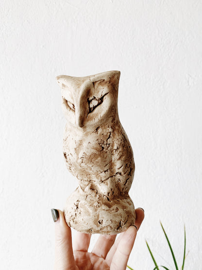 Vintage Clay Owl