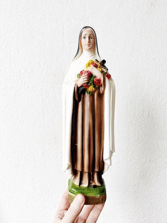 Mid Century Plaster Mary Statue Italy