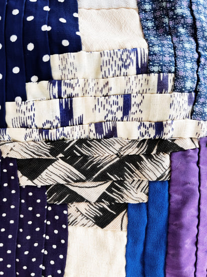 Antique Silk Quilt Hanging