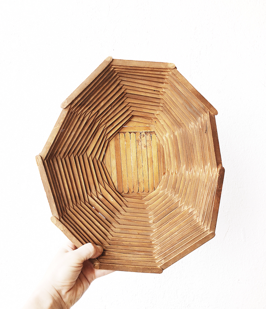 Handmade Popsicle Art Bowl
