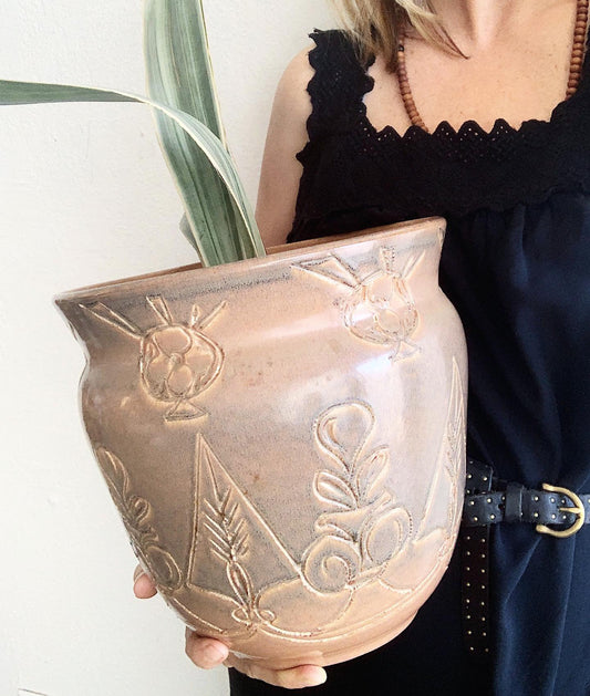 Vintage Handmade Ceramic Pot